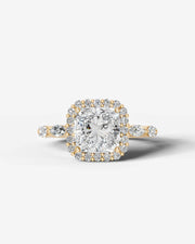 Helena (Cushion) 14k Yellow Gold 001