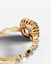 Helena (Cushion) 14k Yellow Gold 004