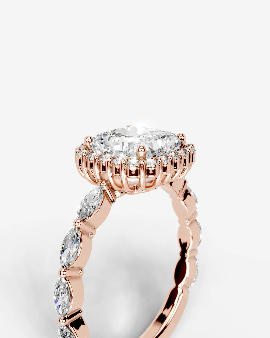 Helena (Radiant) 14k Rose Gold 003