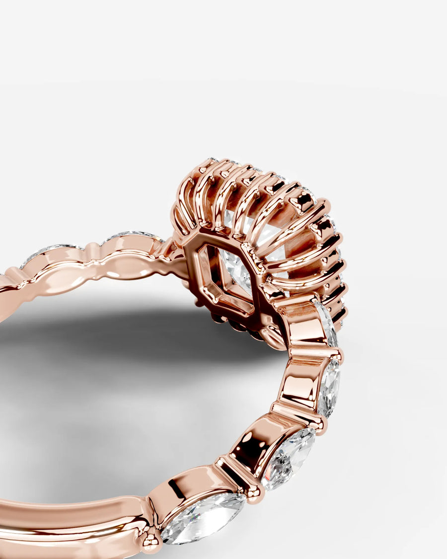 Helena (Radiant) 14k Rose Gold 004