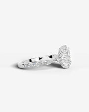 Helena (Radiant) 14k White Gold 005