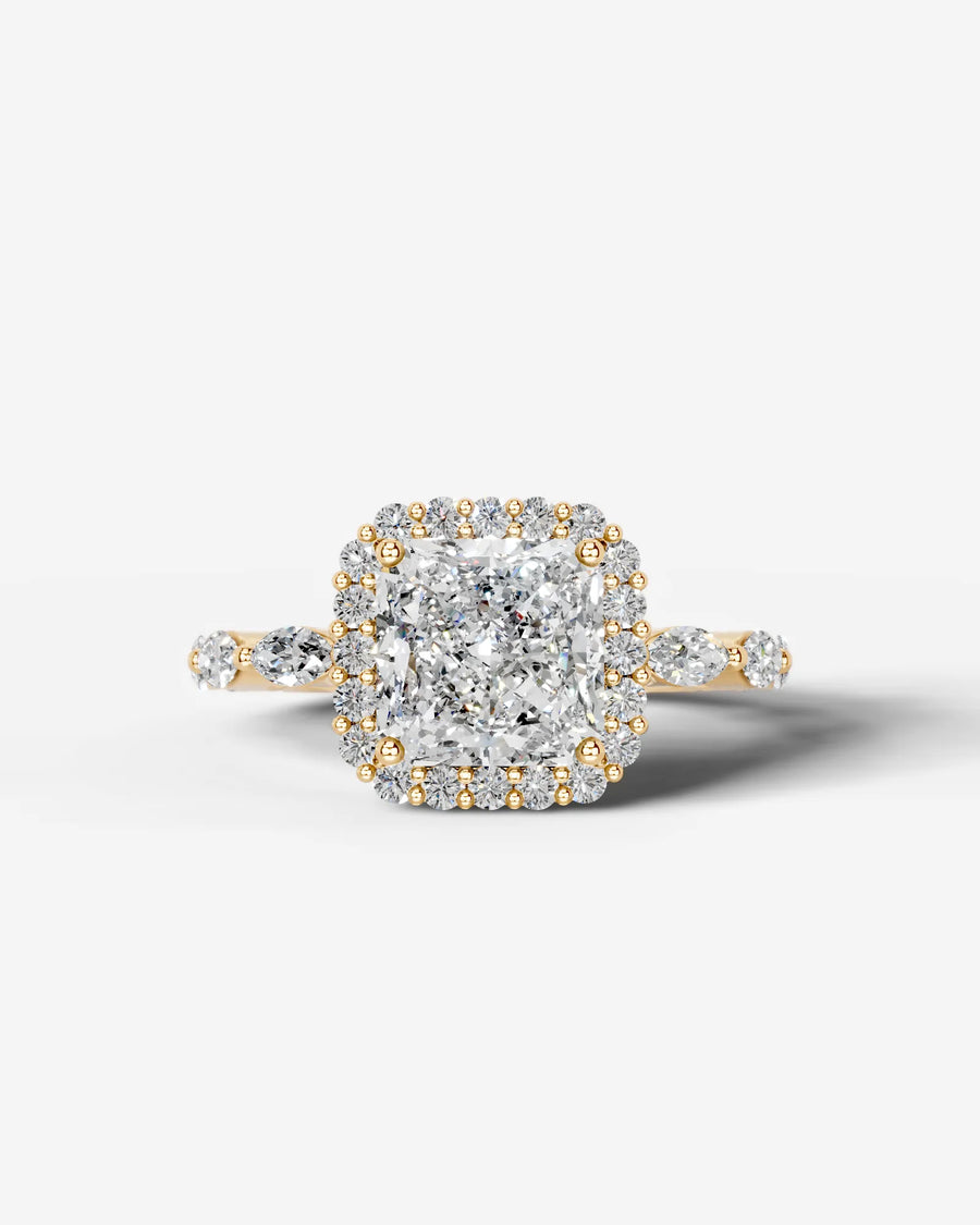 Helena (Radiant) 18k Yellow Gold 001