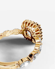 Helena (Radiant) 14k Yellow Gold 004