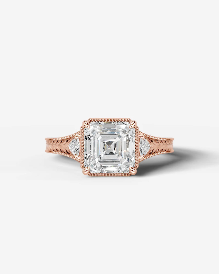 Tessa (Asscher) 14k Rose Gold 001