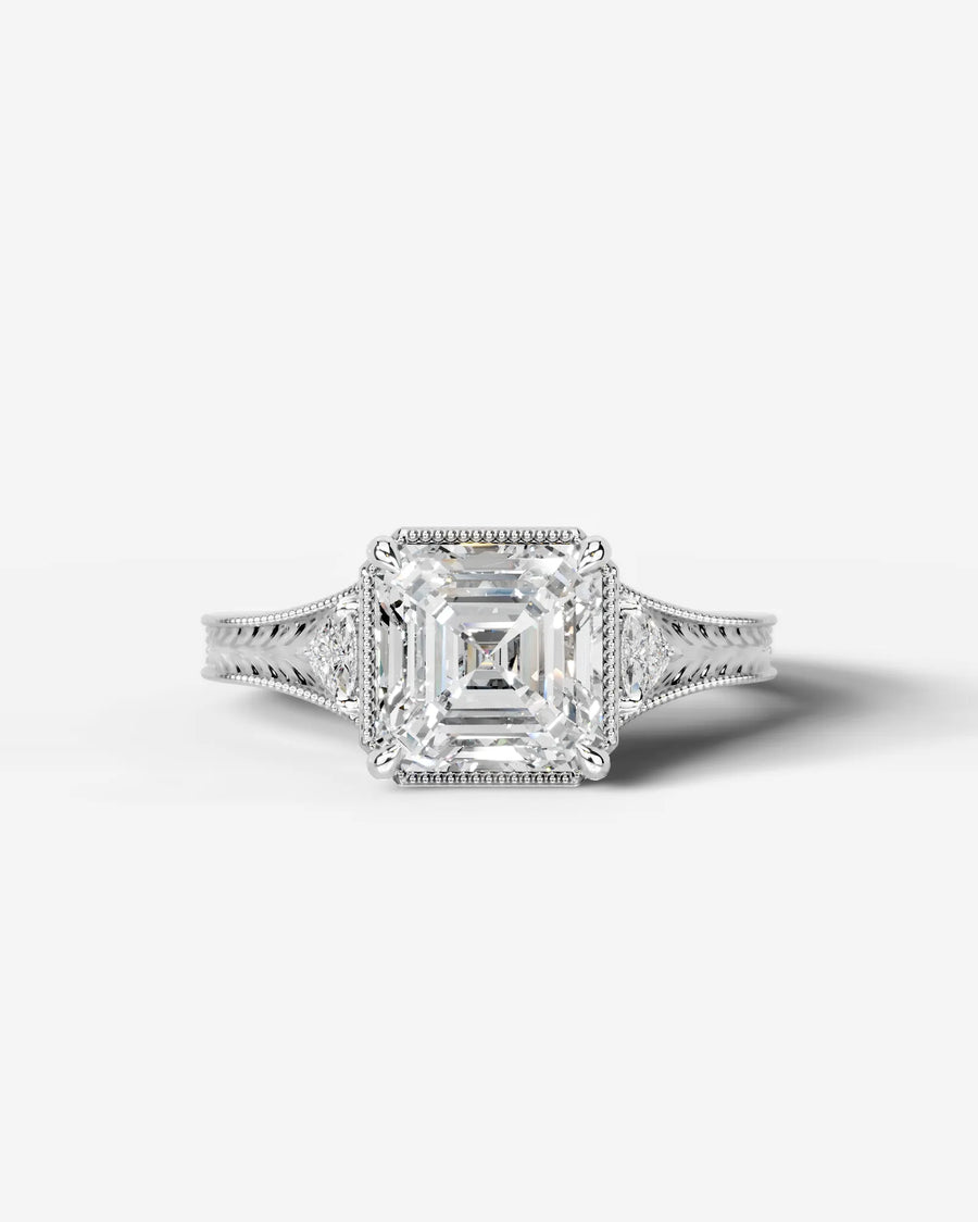 Tessa (Asscher) Platinum 001