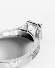 Tessa (Asscher) 14k White Gold 002