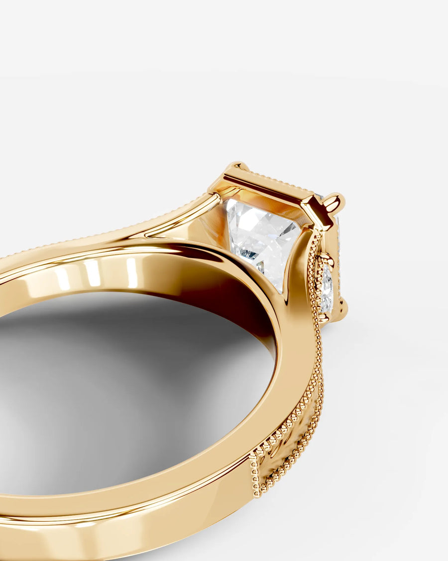 Tessa (Asscher) 18k Yellow Gold 002
