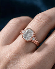 Tessa (Elongated Cushion) 14k Rose Gold 006