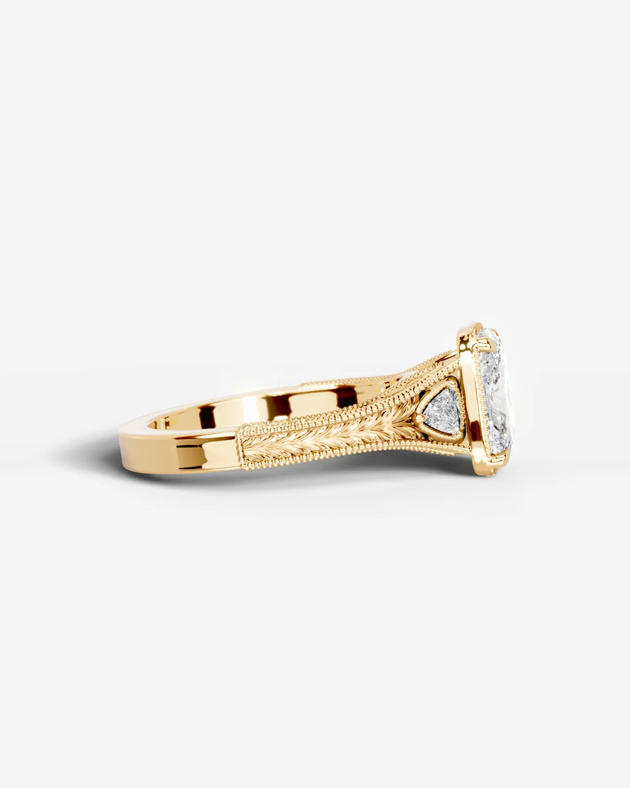 Tessa (Elongated Cushion) 18k Yellow Gold 005