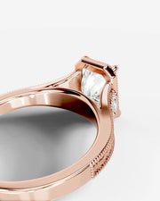 Tessa (Elongated Radiant) 14k Rose Gold 002