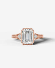 Tessa (Emerald) 14k Rose Gold 001