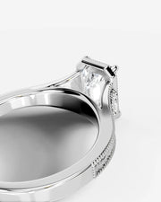 Tessa (Emerald) 14k White Gold 002