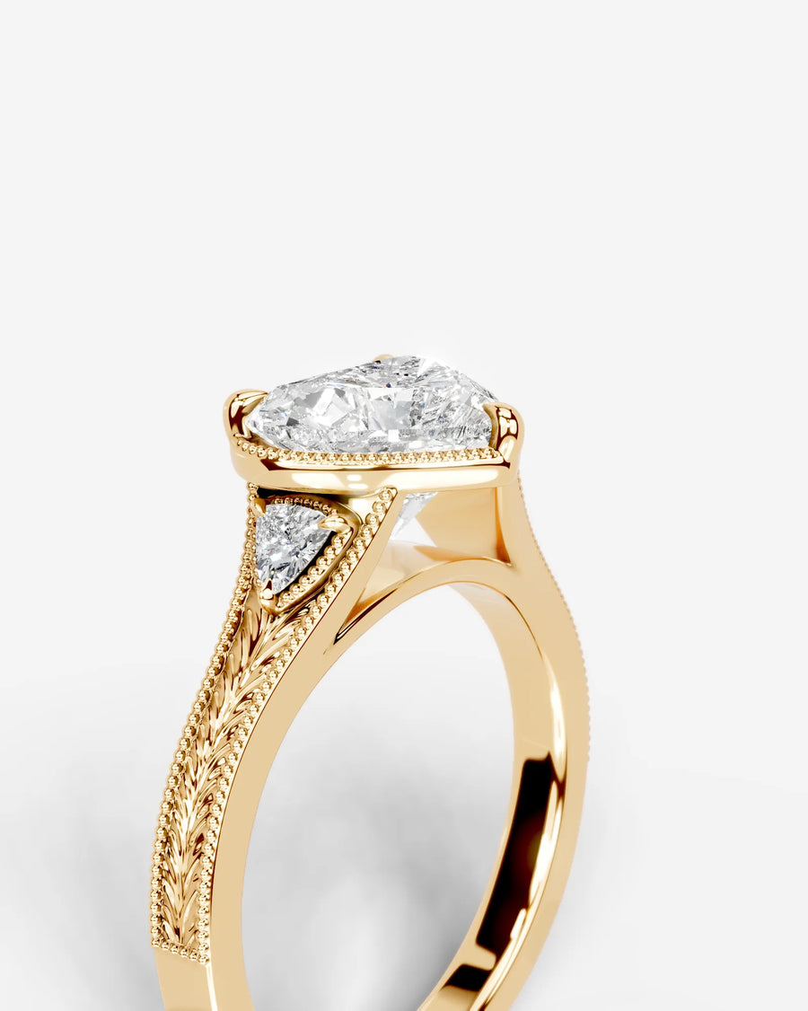 Tessa (Heart) 14k Yellow Gold 005