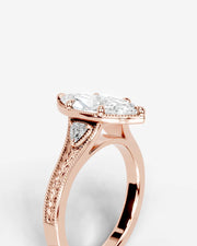 Tessa (Marquise) 14k Rose Gold 005