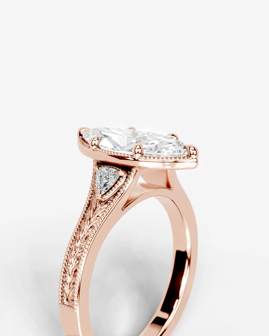Tessa (Marquise) 14k Rose Gold 005
