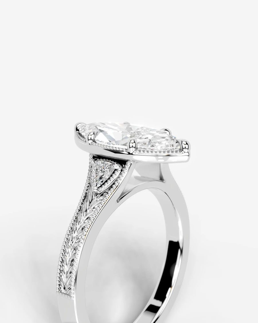 Tessa (Marquise) 18k White Gold 005