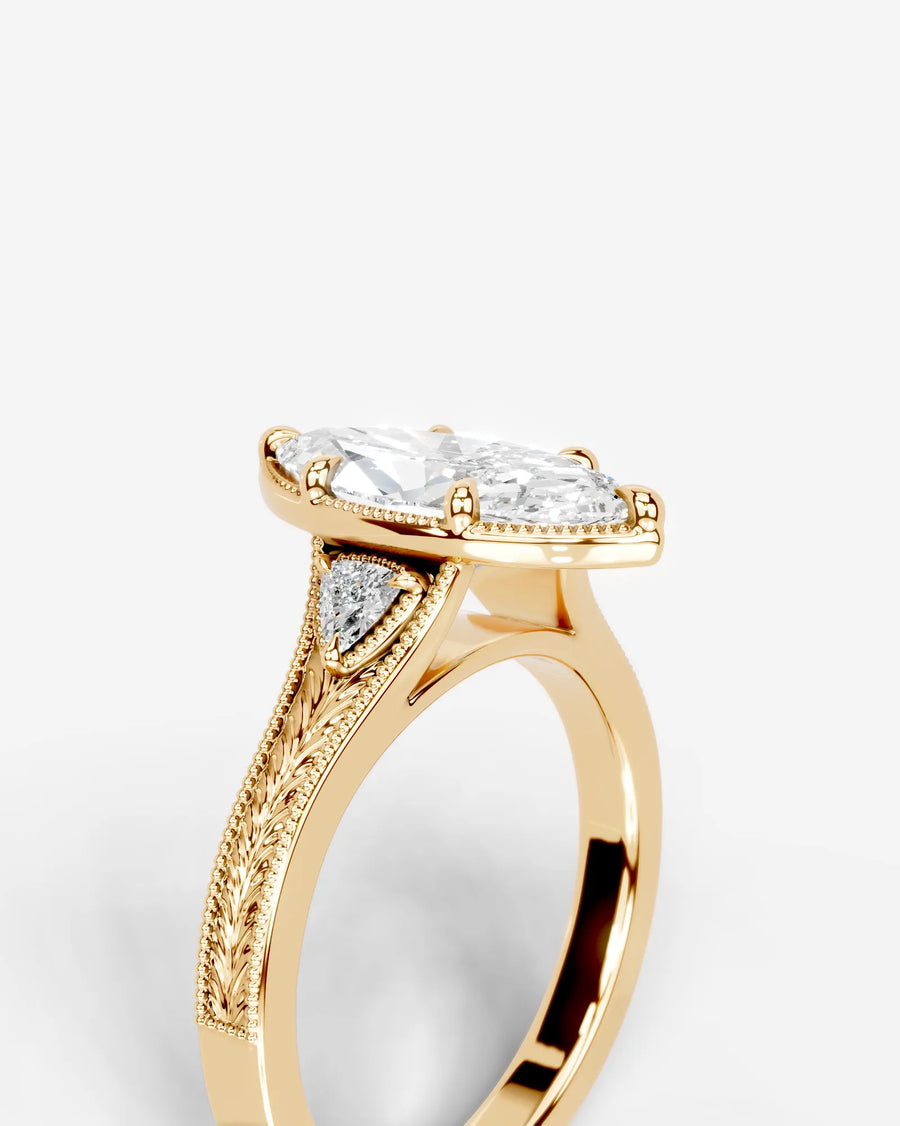 Tessa (Marquise) 14k Yellow Gold 005