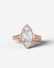 Tessa (Marquise) 14k Rose Gold 001