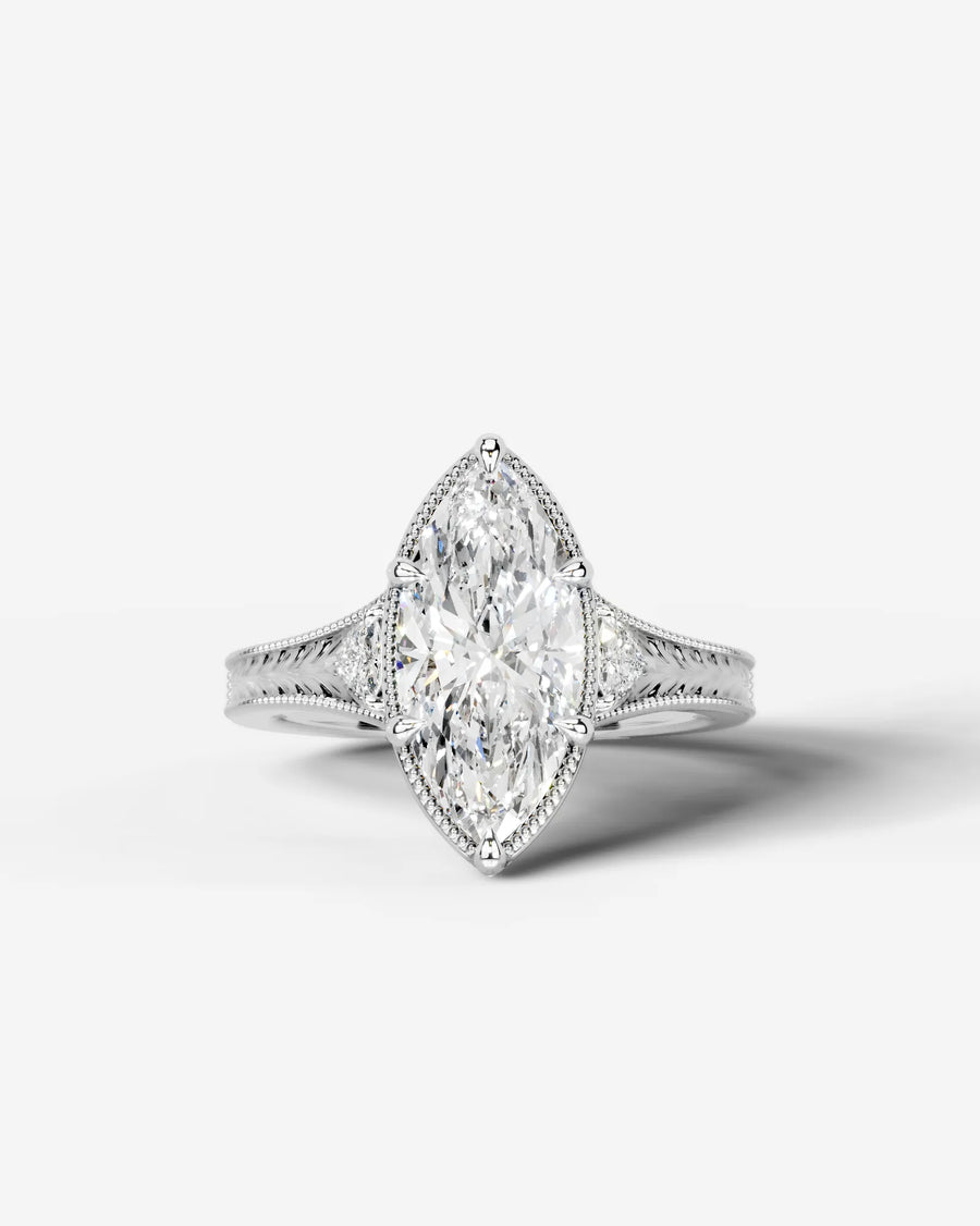 Tessa (Marquise) Platinum 001