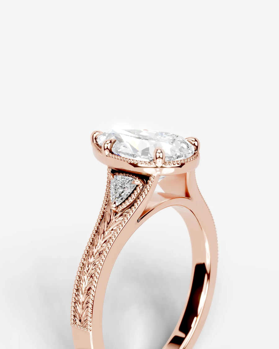 Tessa (Pear) 14k Rose Gold 005