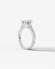 Tessa (Pear) 18k White Gold 004