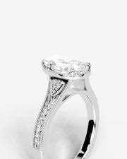 Tessa (Pear) 14k White Gold 005
