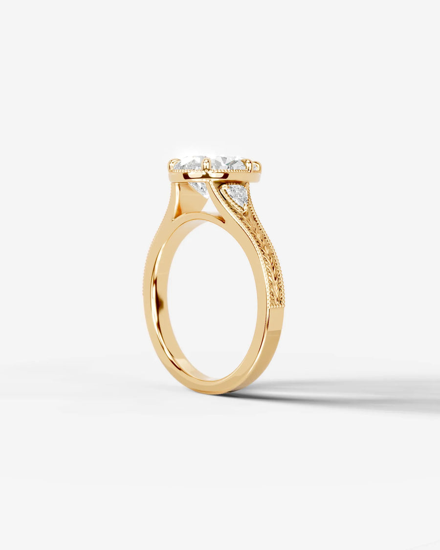 Tessa (Pear) 18k Yellow Gold 004