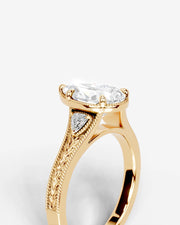 Tessa (Pear) 14k Yellow Gold 005