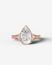 Tessa (Pear) 14k Rose Gold 001
