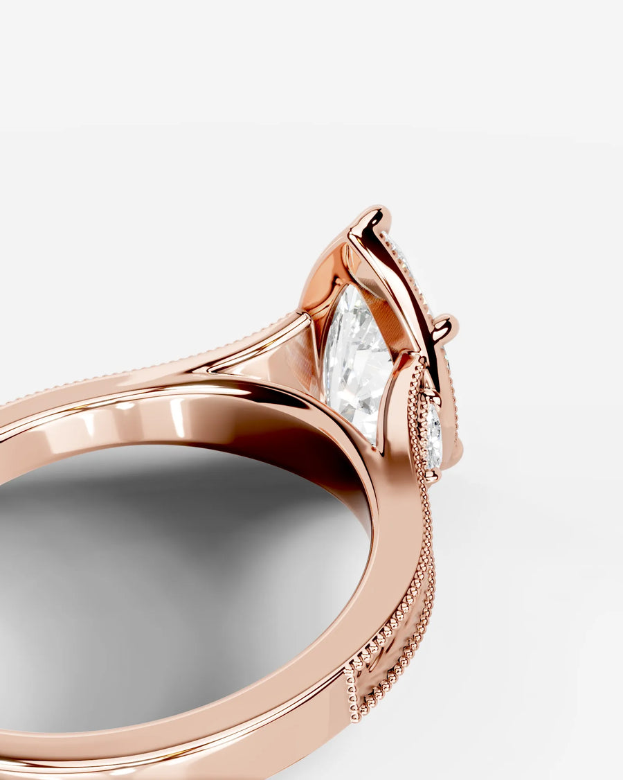 Tessa (Pear) 14k Rose Gold 002