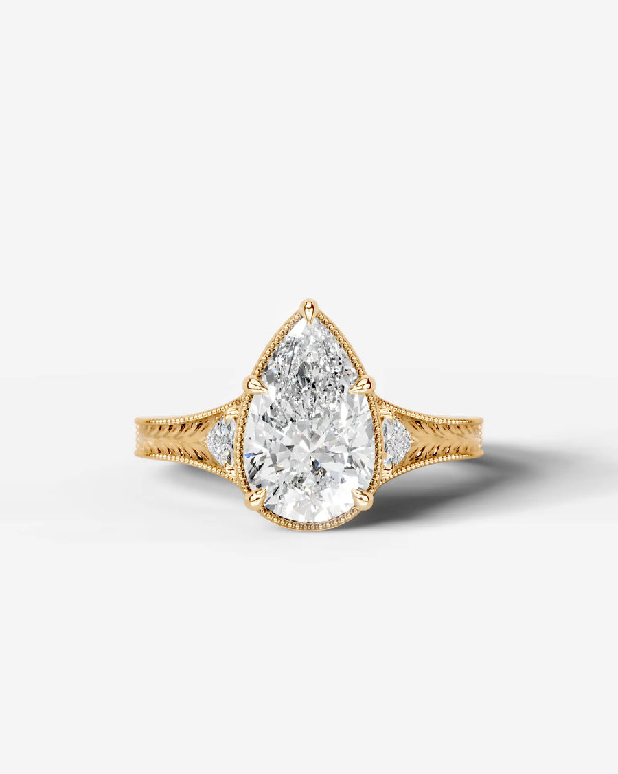 Tessa (Pear) 14k Yellow Gold 001