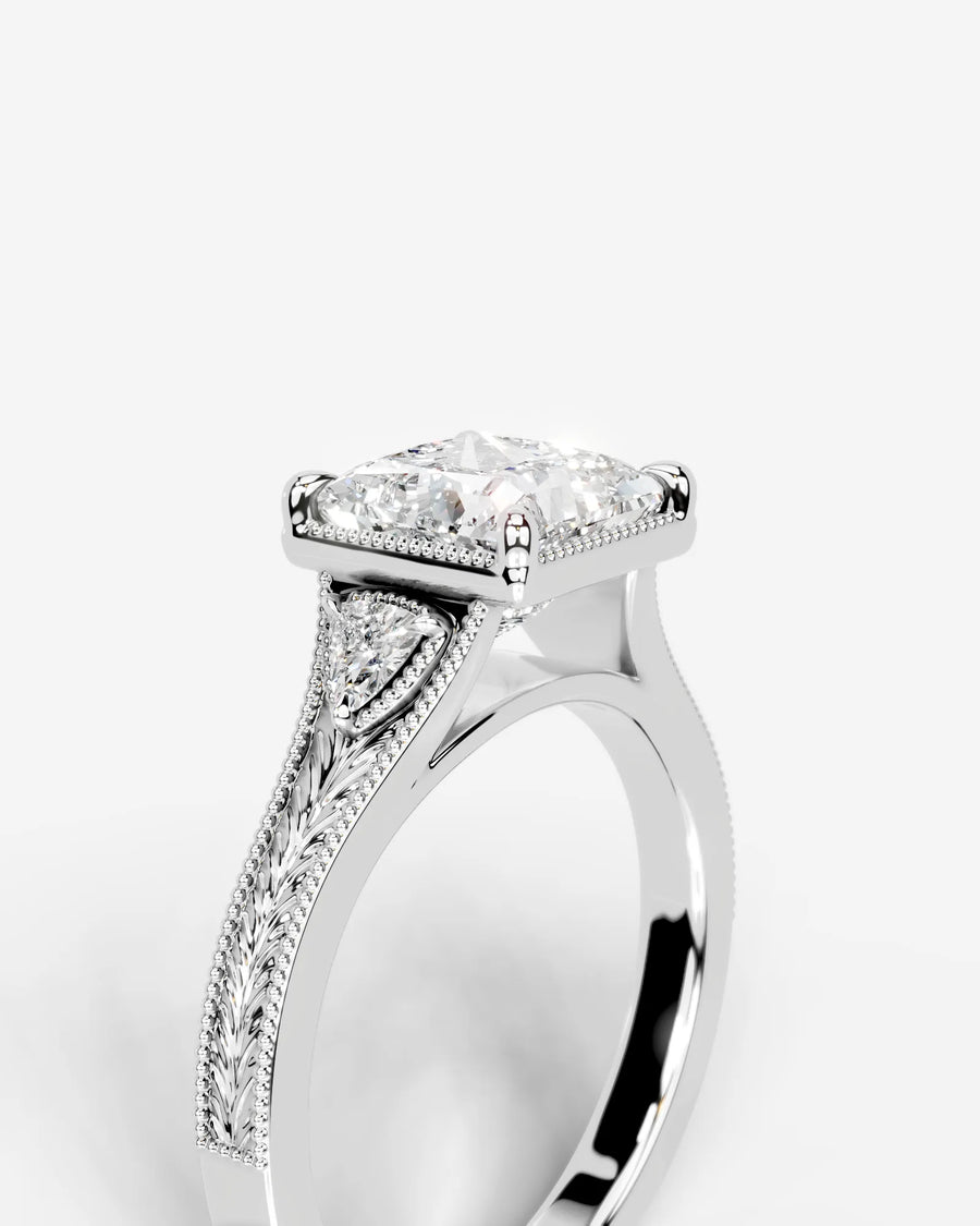 Tessa (Princess) 14k White Gold 005