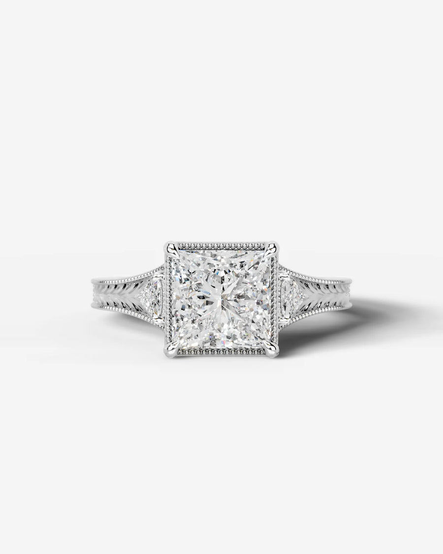 Tessa (Princess) 14k White Gold 001