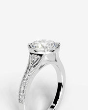 Tessa (Round) 14k White Gold 005