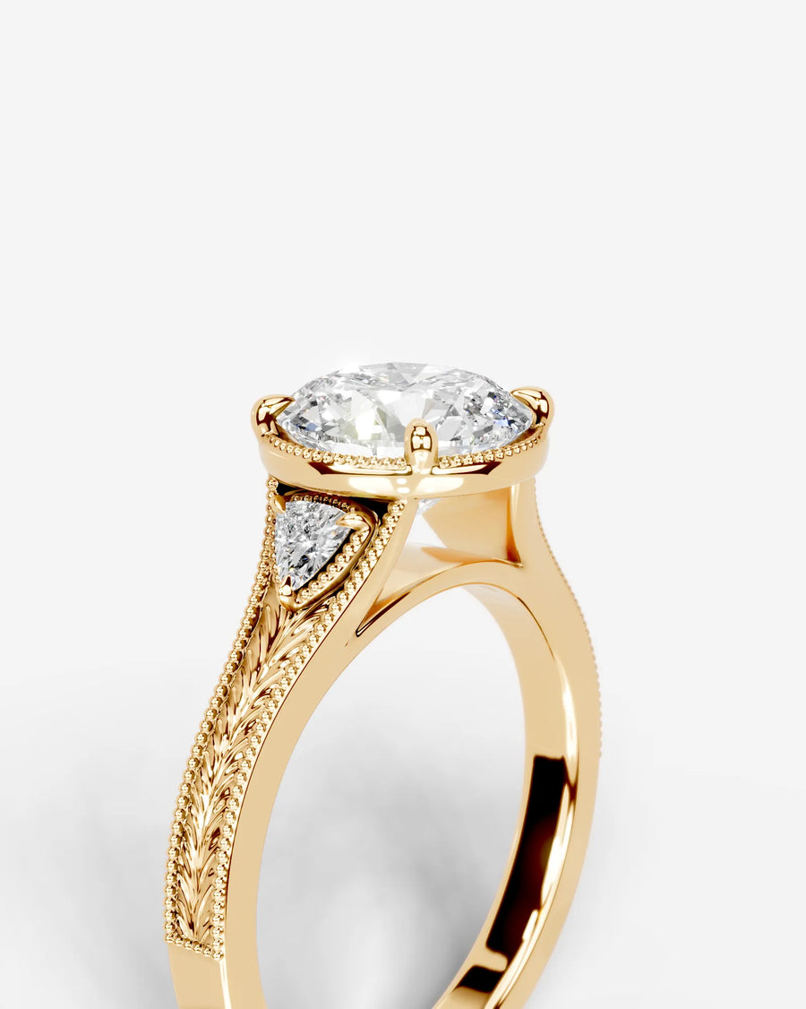 Tessa (Round) 14k Yellow Gold 005