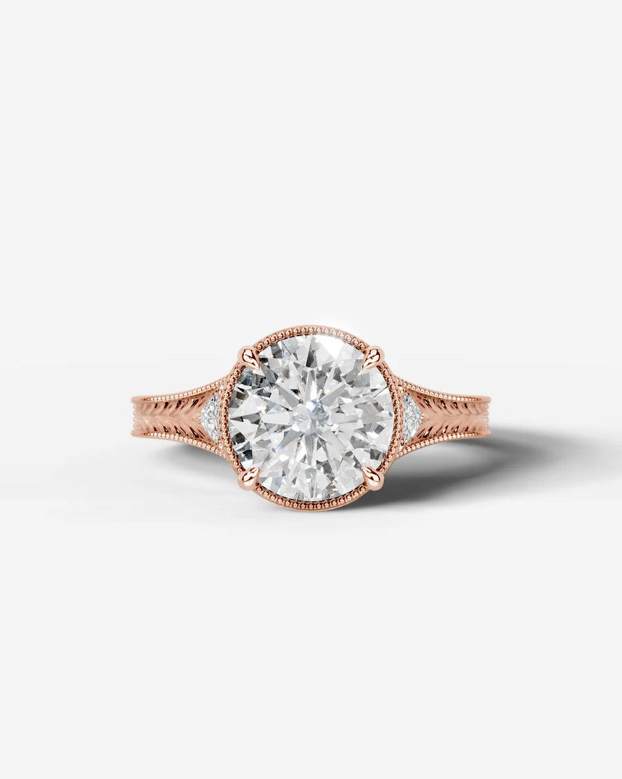 Tessa (Round) 14k Rose Gold 001