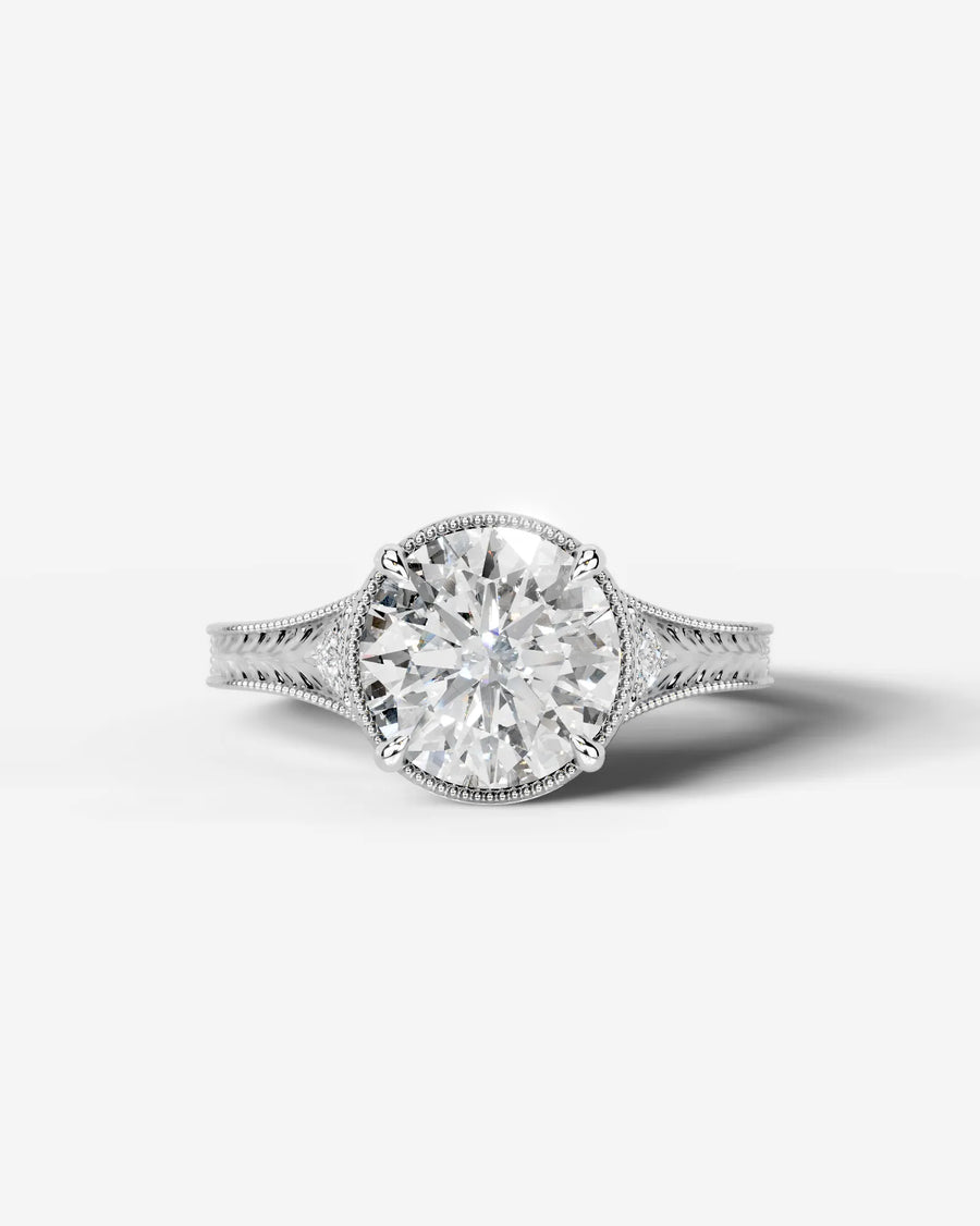 Tessa (Round) Platinum 001