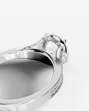 Tessa (Round) 18k White Gold 002