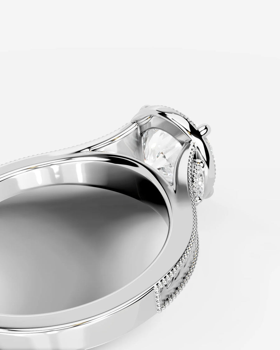 Tessa (Round) 18k White Gold 002