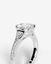 Tessa (Cushion) Platinum 005