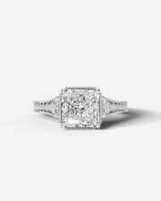 Tessa (Radiant) 18k White Gold 001