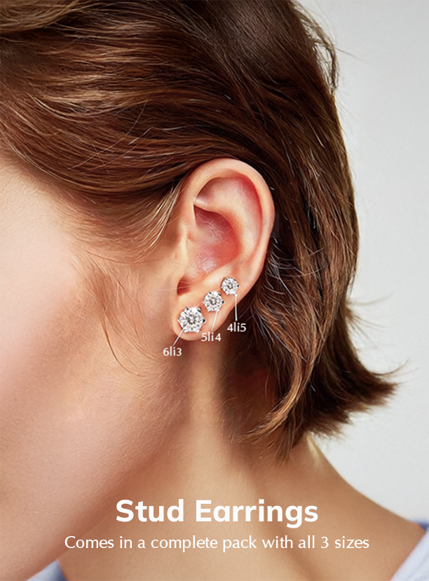 10k White-Gold Earrings