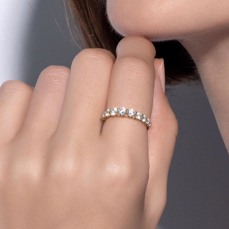 The Pave Alisha Moissanite Ring - KNT - Engagement Rings, Wedding Bands & Fine Jewelry