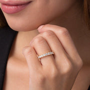 The Pave Alisha Moissanite Ring - KNT - Engagement Rings, Wedding Bands & Fine Jewelry