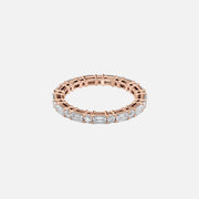  Alternating Emerald And Round Basket Eternity Ring 14k Rose Gold 1 7 001