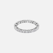  Alternating Emerald And Round Basket Eternity Ring 14k White Gold 1 7 002