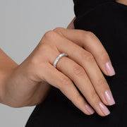  Alternating Emerald And Round U Prong Eternity Ring 14k White Gold 3 2 004 Final