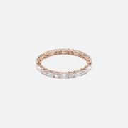  Alternating Emerald And Round U Prong Eternity Ring 18k Rose Gold 1 5 001