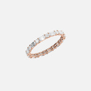  Alternating Emerald And Round U Prong Eternity Ring 18k Rose Gold 1 5 002