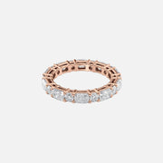  Alternating Radiant And Round Basket Eternity Ring 14k Rose Gold 2 8 001